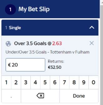 bet365 over 0.5 goals|Over 0.5 Goals Betting Strategy .